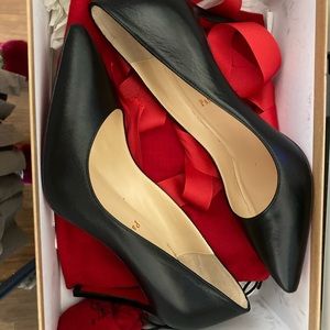 Christian Louboutin Pigalle 85 Black Kid 36.5 New with Box